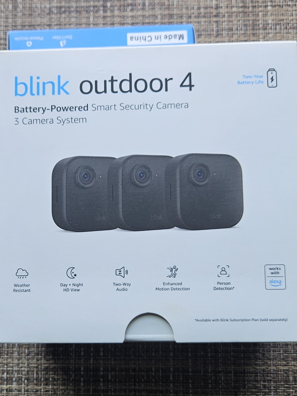 Link Blink Outdoor 4 Wireless Security Cameras - Black